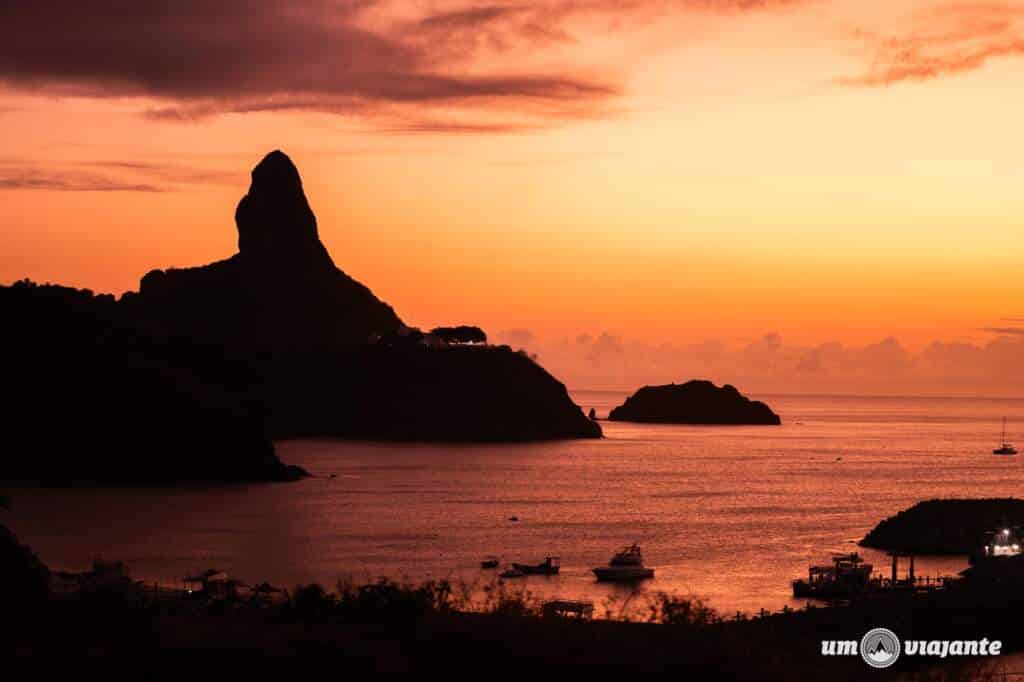 Pôr do sol na Capela São Pedro Noronha