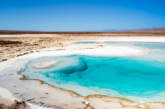 Lagunas Escondidas de Baltinache no Atacama: as lagoas azuis do deserto